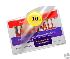 500/pack LAM-IT-ALL 10 Mil Business Card Hot Laminating Pouches 2-1/4 x 3-3/4