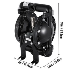 VEVOR Air-Operated Double Diaphragm Pump 24 GPM 1 Inch Inlet And Outlet