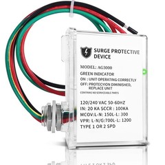 AG3000 HVAC Surge Protector 120/240V, Whole House Surge Protective Device for…
