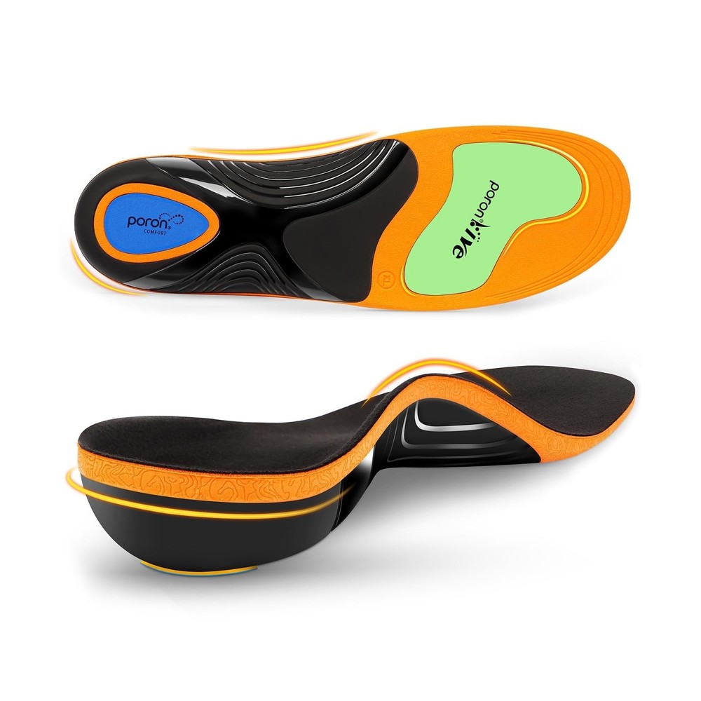 Work Boot Insoles for Standing All Day, High Arch Support Ortho… FAST USA SHIP