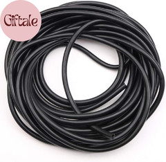 50 FT Black Latex Rubber Tubing,3/8In OD 1/4In ID Black 1 Continuous Piece