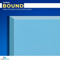Index Cards Blue Colored Unruled 4X6, 200/Pack