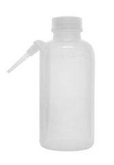 Wash Bottle, 500ml – Polyethylene – Translucent, Unbreakable – Screw Cap with…