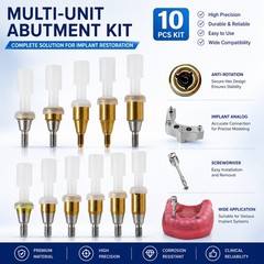 Zest Locator Abutment Cap Fits Hiossen /Zimmer/Nobel Internal Conical Connection