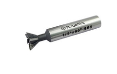 Dovetail Cutter HSS 60° – Double-Edged End Mill for Metal Machining -USA STOCK