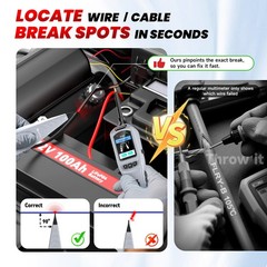 2026 BOSSCOMM P180 Automotive Probe Tester – 9-30V Electrical Power Probe, AC…