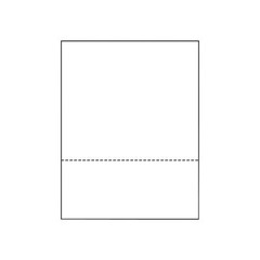 Professional 3 3/4″ Perforated Paper 500 Sheets 20 lb White 04331