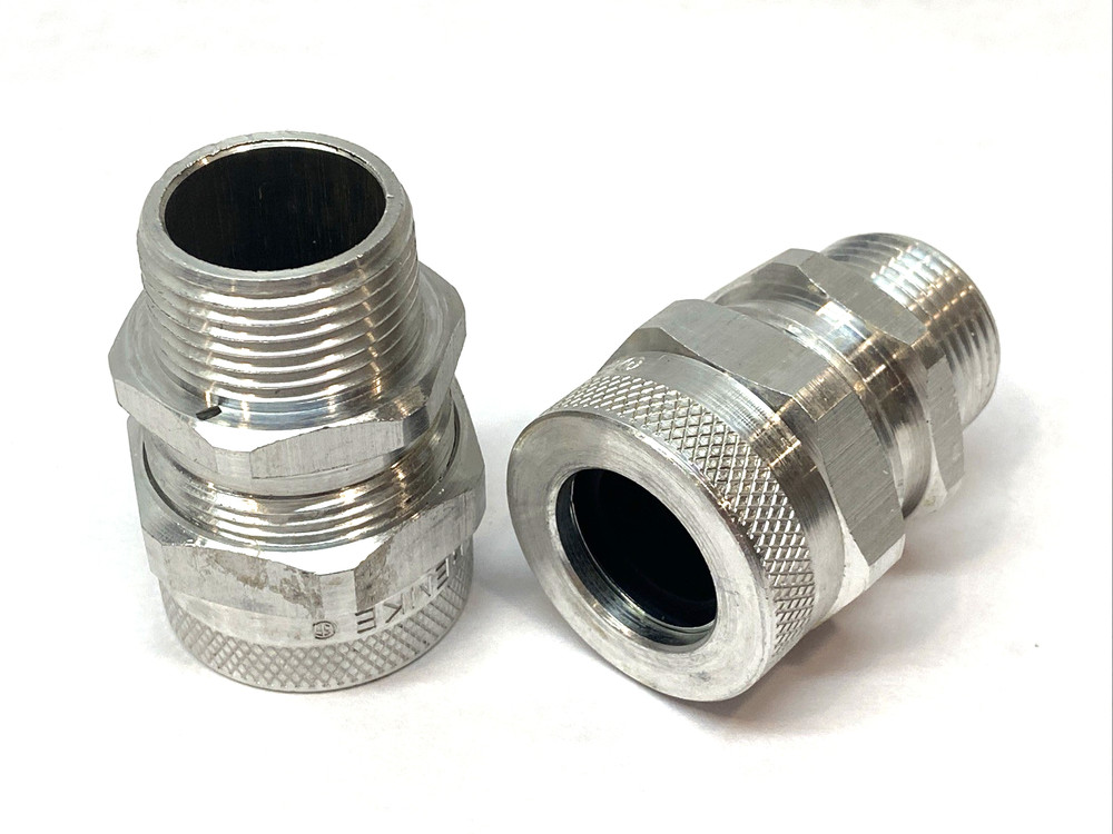 Remke RSR-2316 Straight Aluminum Cord Grip 3/4″ .875-1.00″ Cable Range LOT OF 2