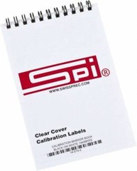 144 Count Clear Cover SPI Calibration Labels, 1-3/4″ x 5/8″ Black Print on White