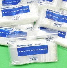 5000 Zippit Bags Reloc 2″ x 4″ Clear 2mil Zip Seal Lock Bag Reclosable 5,000 2×4