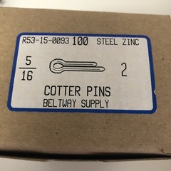 CASE OF 1000 Heavy Duty 5/16″ x 2″ Large Cotter Pins STEEL ZINC!