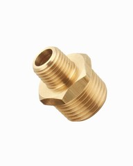 1/2″ to 3/8″ NPT Adapter, Brass Reducing Hex Nipple 4 Piece