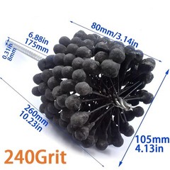 4″ to 4-1/8″ 100mm to 105mm Engine Cylinder Hone Bore Brush Ball 240 Grit—New！