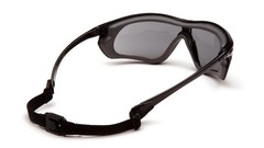 Pyramex Crossovr Safety Glass, Anti-Fog Lens w/ Rubber Gasket and Strap