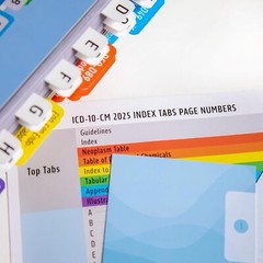 Index Tabs for ICD-10-CM 2025 The Complete Official Codebook – Easy Navigatio…