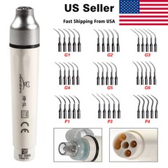 Dental Ultrasonic Piezo Scaler LED Scaling Perio Endo for Cavitron EMS /10*Tips