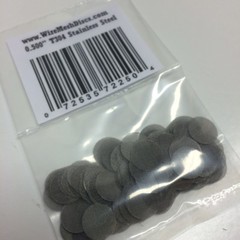 50 COUNT – Stainless Steel T304 Wire Mesh Filter Discs 1/2″ MADE IN USA!
