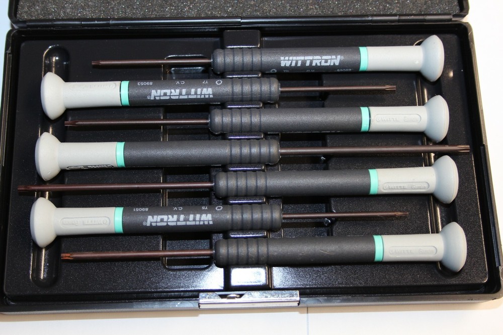 WITTE Wittron Precision TORX Screwdriver Set T5 T6 T7 T8 T9 T10 T15 GERMANY 7pcs