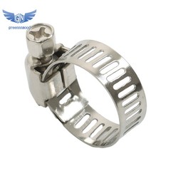 150 Pack 1/2″-3/4″ Stainless Adjustable Drive Hose Clamp Fuel Line Clip