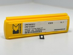 Kennametal CPMT050202LF CPMT181505LF New Carbide Inserts Grade KC5010 5pcs