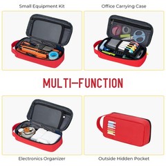 Large Capacity Pencil Case with Pocket, 1200D Oxford Fabric Zipper Pencil Pou…