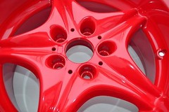 Super Durable High Gloss Red Powder Coating Paint – New 1LB