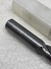 1/2” Hanita Widia Carbide End Mill, 3” OAL, .03 Radius, 3 Flute, Uncoated