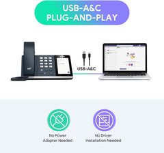 Yealink MP45 Microsoft Teams Certified USB Desk Phone