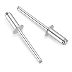 WORKPRO 200PC Aluminum Blind Rivet 3/16″x1/2″ Pop Rivet Assortment Steel Mandrel