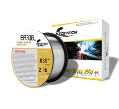 ER308L Stainless Steel MIG Welding Wire .035-Diameter, 2 Pounds Spool, Silver, P