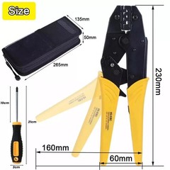 Ratcheting Crimping Tool Kit Cord End Terminals Wire Crimper Pliers w/ 8 Dies US
