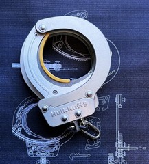 B4: Hulkkuffs Handcuffs, auto-lock handcuffs that prevents from over-tightening