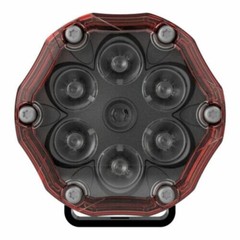JW SPEAKER Round LED Warning Light, Model Trail 6 Flash