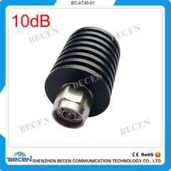 Fixed Attenuator 30W N 10dB Attenuator Plug male to Jack female 30 Watt DC-3Ghz