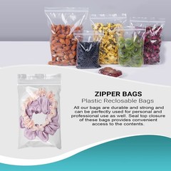 1000 Zip Lock Bags Clear 3 x 4 Ultra Thick Seal Top