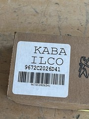 Kaba Ilco 9672C20-26D-41 Push Button Cabinet Lock