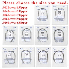 10 Packs Dental Orthodontic Niti Round Arch Wires Heat Thermal Activated ns