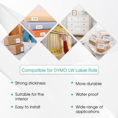 Direct Thermal Address Labels Replacement for DYMO 30256 30334 30336 1744907