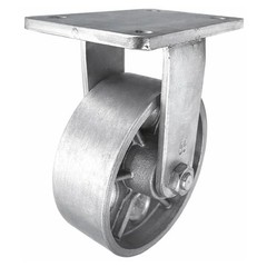 8″ x 3″ Heavy Duty “Steel Wheel” Caster – Rigid
