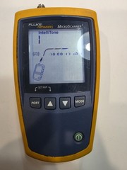 Fluke Networks MicroScanner2 Cable Tester RJ11 RJ45 F-Type Coax