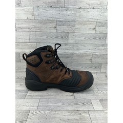 KEEN Utility Troy 6 Waterproof Carbon Toe Work Boots Men Sz 11D Brown 1023396D