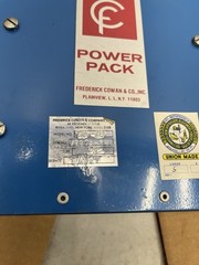 NEW FREDERICK COWAN MODEL 76-90 PowerArc RED HEAD POWER SUPPLY 12 JOULE NSNP