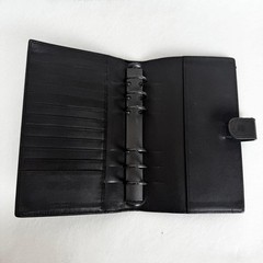 Bottega Veneta Intrecciato Dark Brown Leather System Notebook w/Box Used Japan