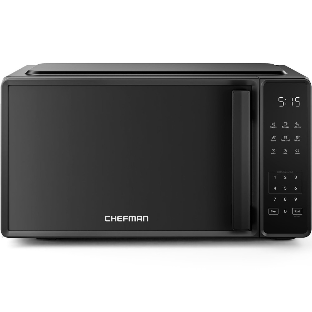 Chefman Countertop Microwave Oven 0.7 Cu. Ft., 700 Watts Ft, Black