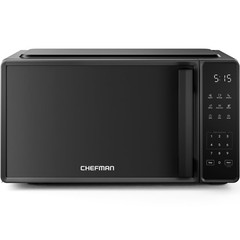 Chefman Countertop Microwave Oven 0.7 Cu. Ft., 700 Watts Ft, Black