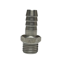 M14X1.5 Male Thread To 10mm 3/8” Hose Barb Stainless Steel Fitting Adapter