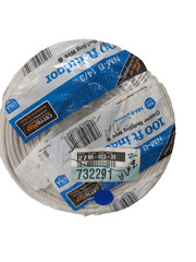 CerroMax 100′ 14/3 White Solid Copper CU NM-B Indoor Electrical Wire 147-1403CR