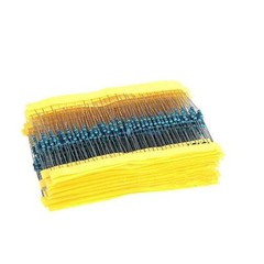 100Pcs 1/4W 0.25W Metal Film Resistor ±1% 47 100 220 150 180 470 680 1-910 Ω Ohm