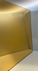 Acrylic Plexiglass Plastic Sheet – 1/8″ Thick – Gold Mirror #1300 – 24″ x 48″