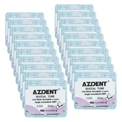 10Pack Dental Bondable Buccal Tube Monoblock 2nd Molar MBT 0.022″ AZDENT